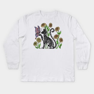 cat Kids Long Sleeve T-Shirt